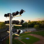 New Sports Lighting on Professional Baseball Diamond in London, Ontario